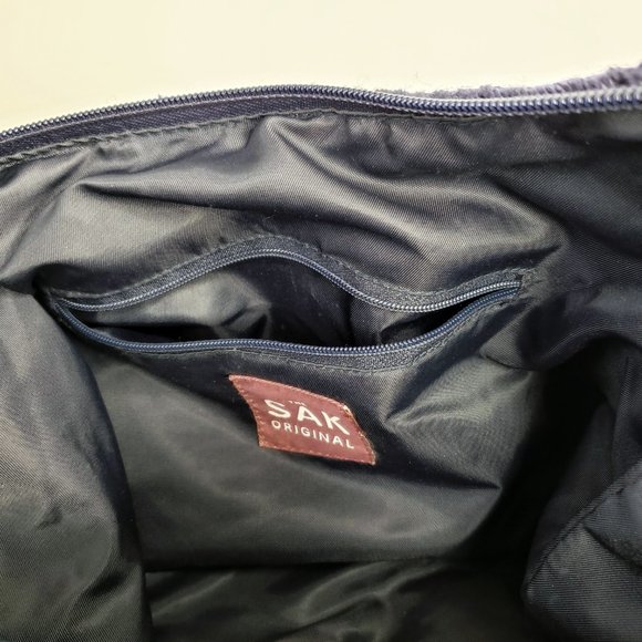 The Sak Square Knit Crescent Shaped Shoulder Purse - Picture 13 of 14